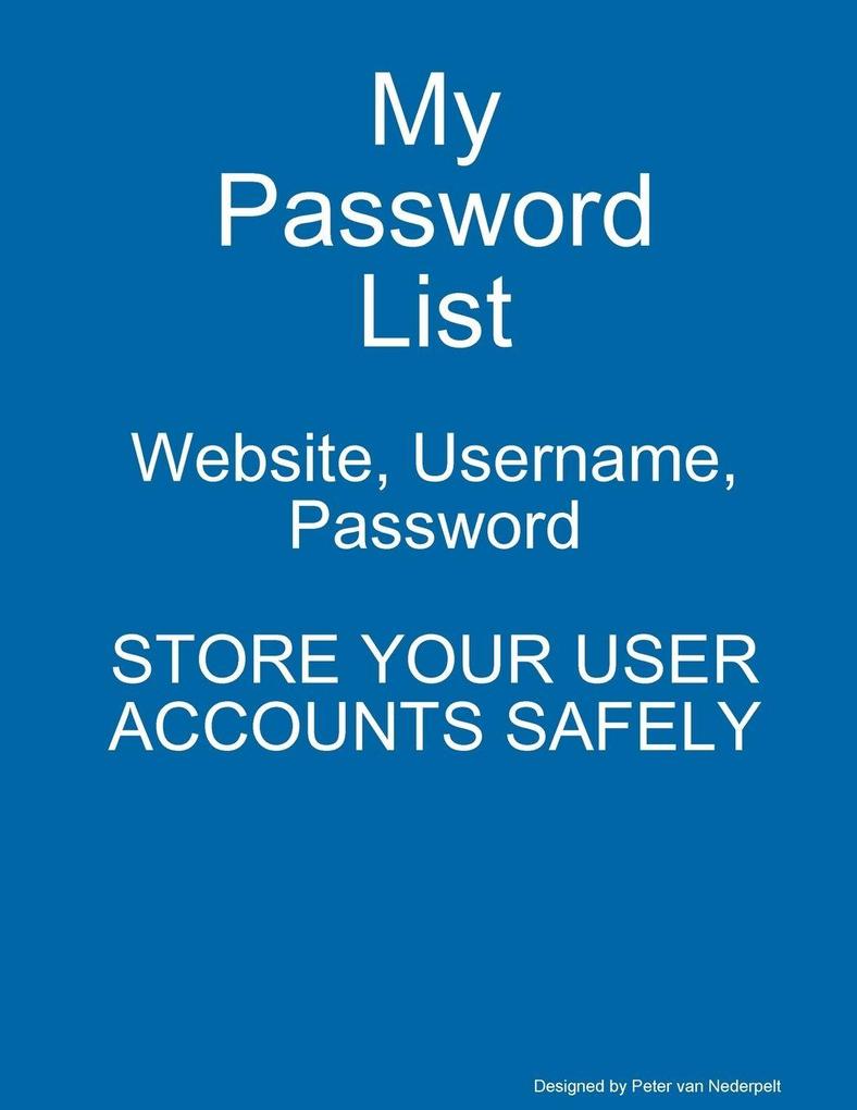 My Password List
