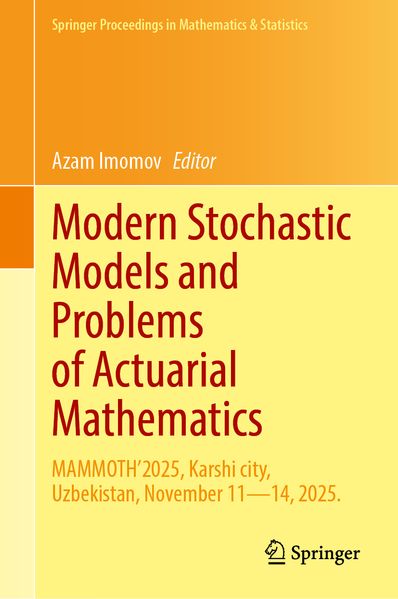 Modern Stochastic Models and Problems of Actuarial Mathematics