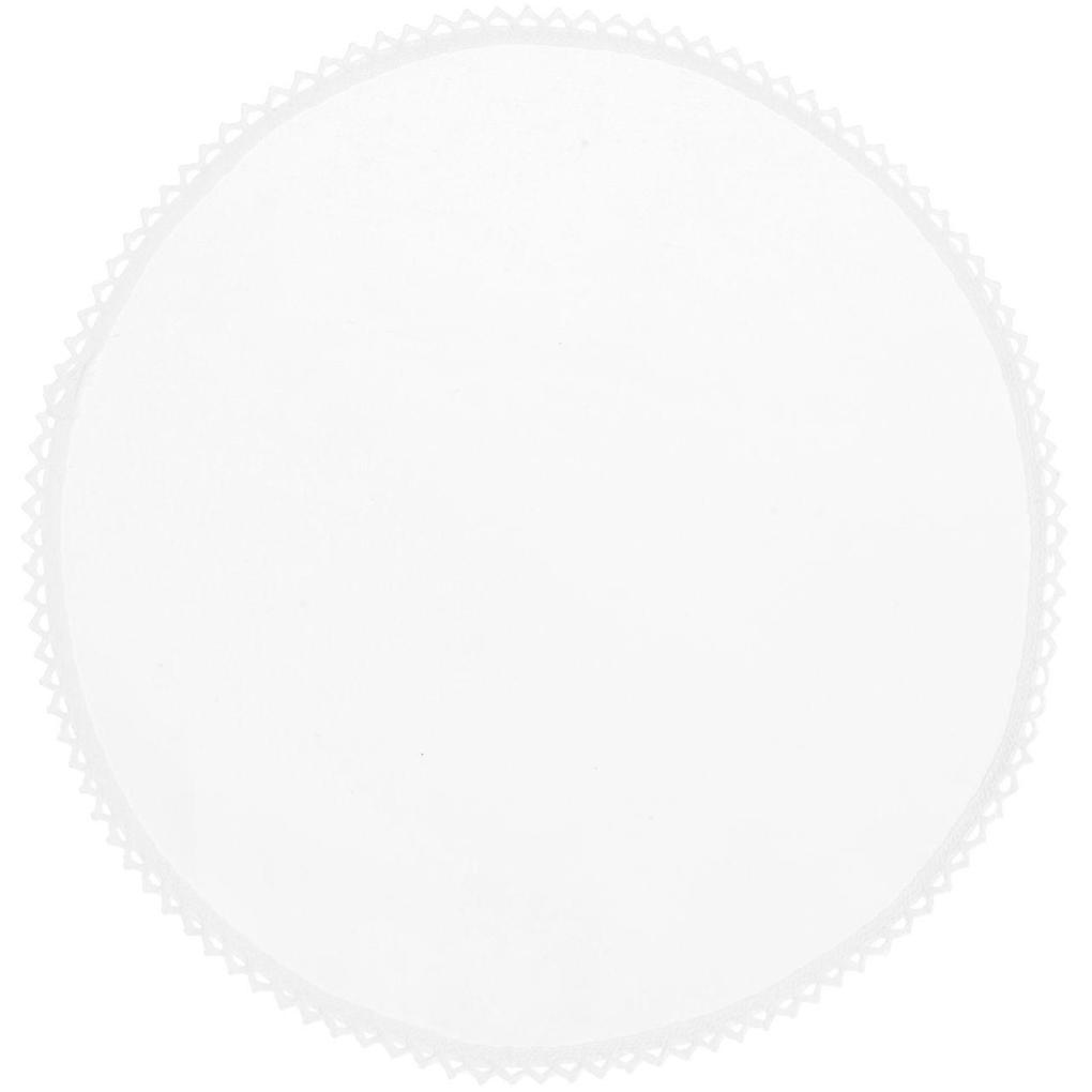 Platzsets mit Spitze Weiß Rund Ø30 cm