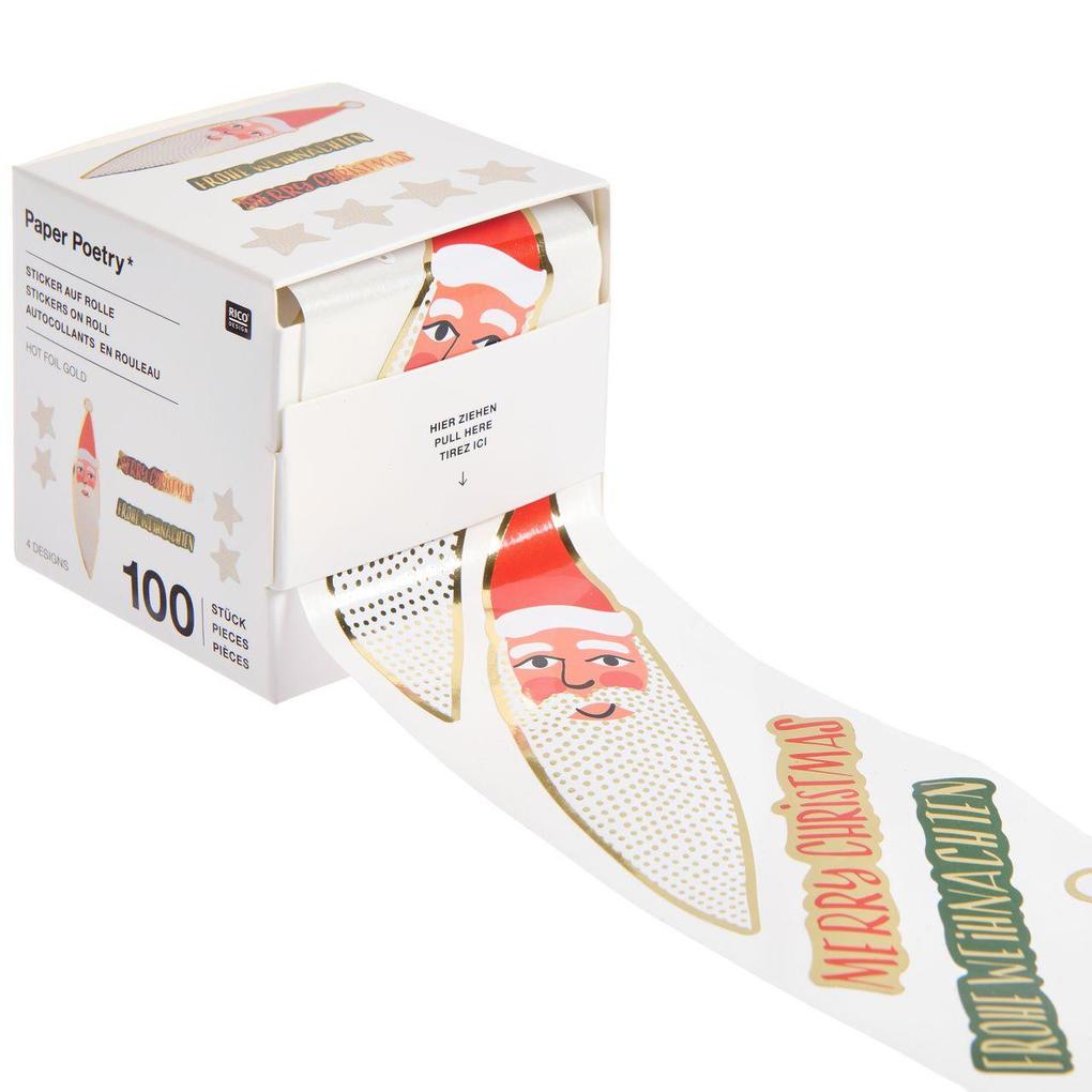 Sticker Weihnachtsmann FSC MIX