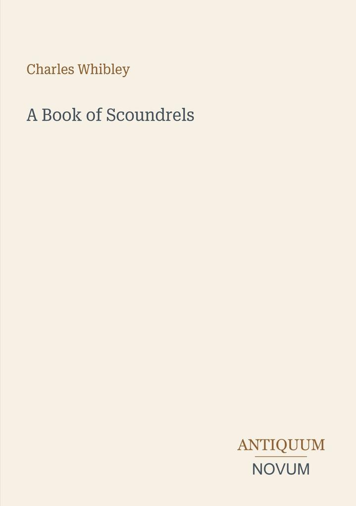 A Book of Scoundrels