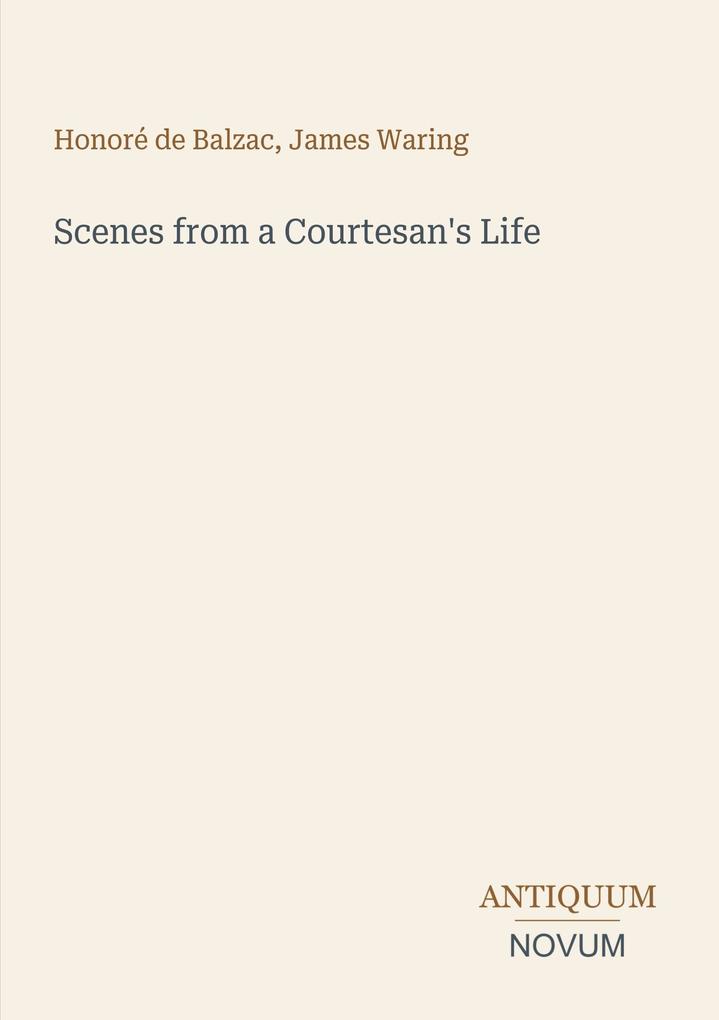 Scenes from a Courtesan's Life
