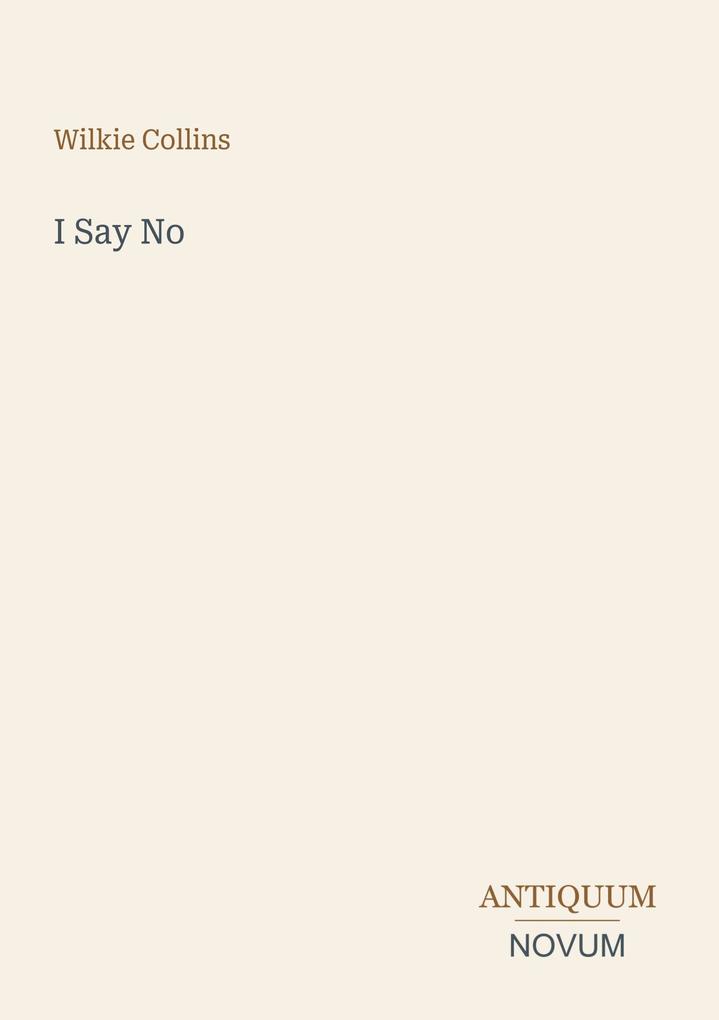 I Say No