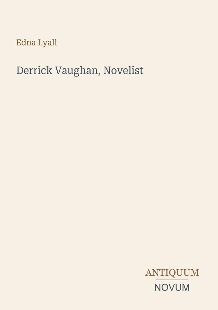 Derrick Vaughan Novelist