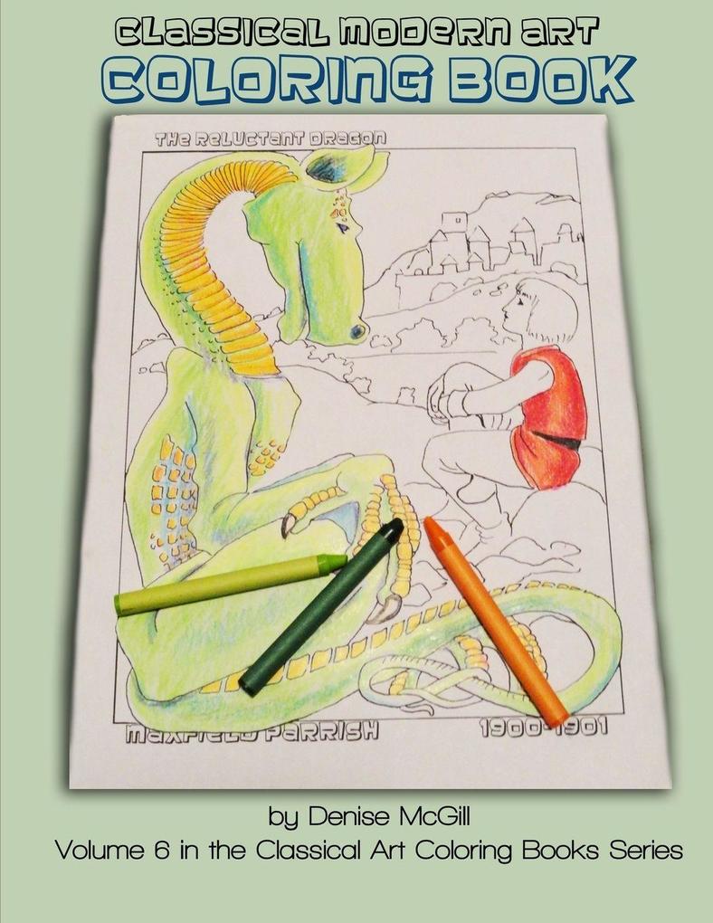 Classical Modern Art Coloring Book