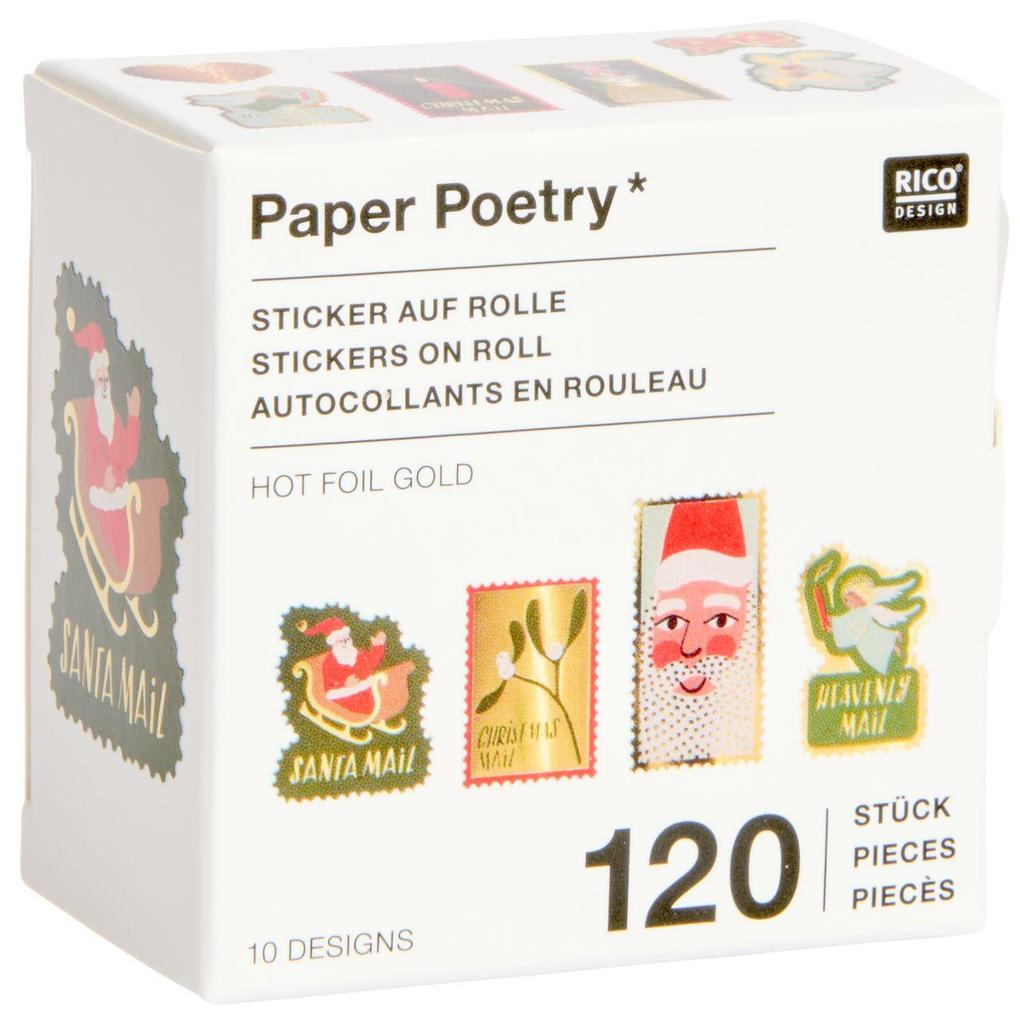 Briefmarken-Sticker Advent Advent FSC MIX