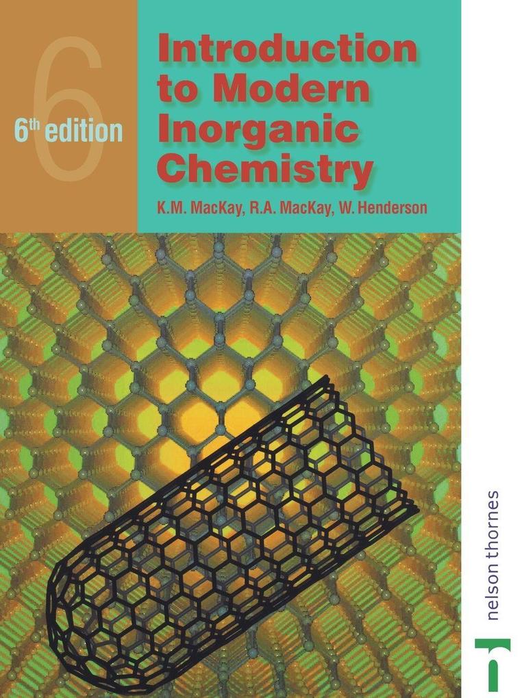 Introduction to Modern Inorganic Chemistry 6th edition