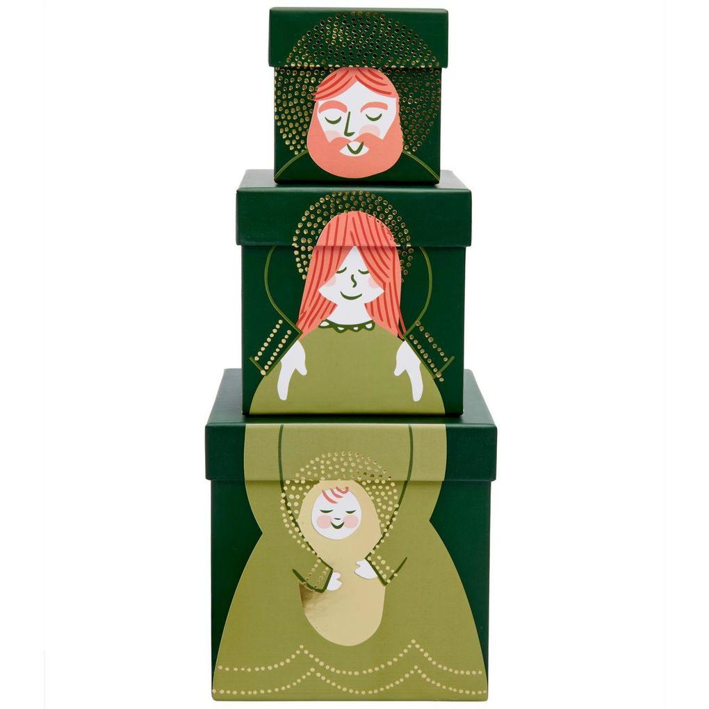 Geschenkboxen-Set Heilige Familie FSC MIX