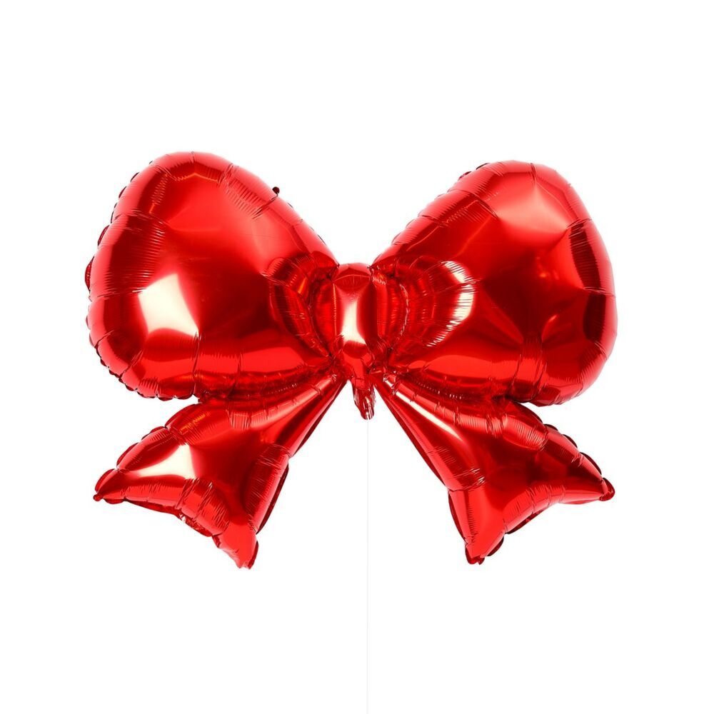 Folienballon Schleife Rot
