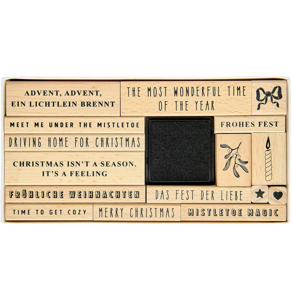 Stempelset Advent Advent Typo FSC 100%