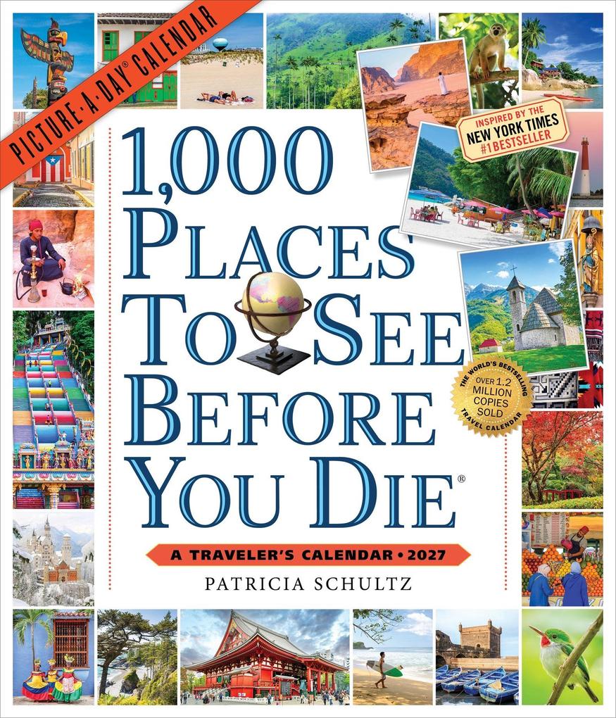 1000 Places to See Before You Die Picture-A-Day® Wall Calendar 2027
