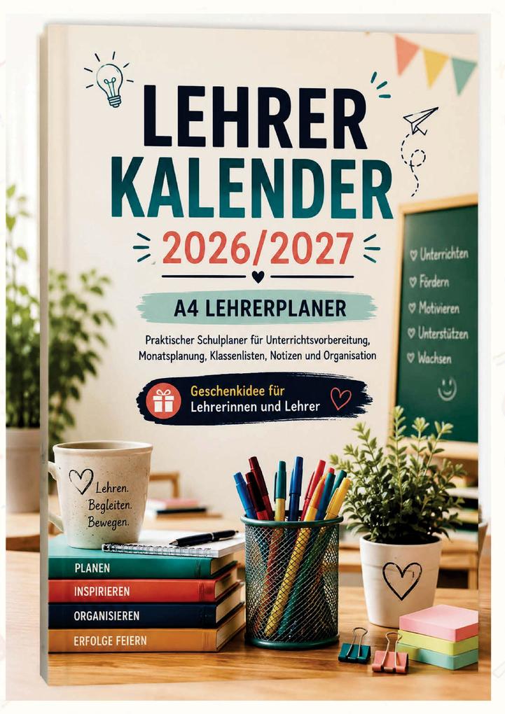 Lehrerkalender 2026/2027 - A4 Lehrerplaner: Praktischer Schulplaner für Unterric - Image 3