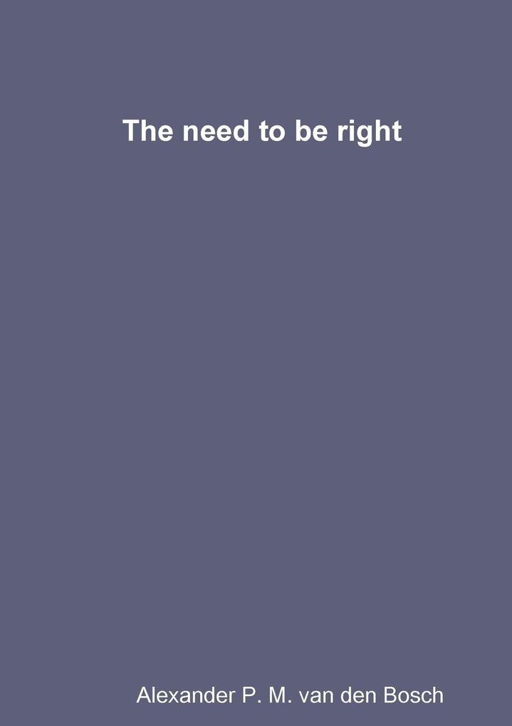 The NOW need to be right