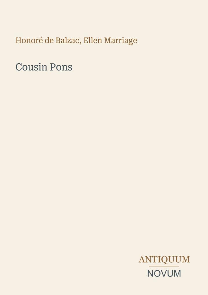 Cousin Pons