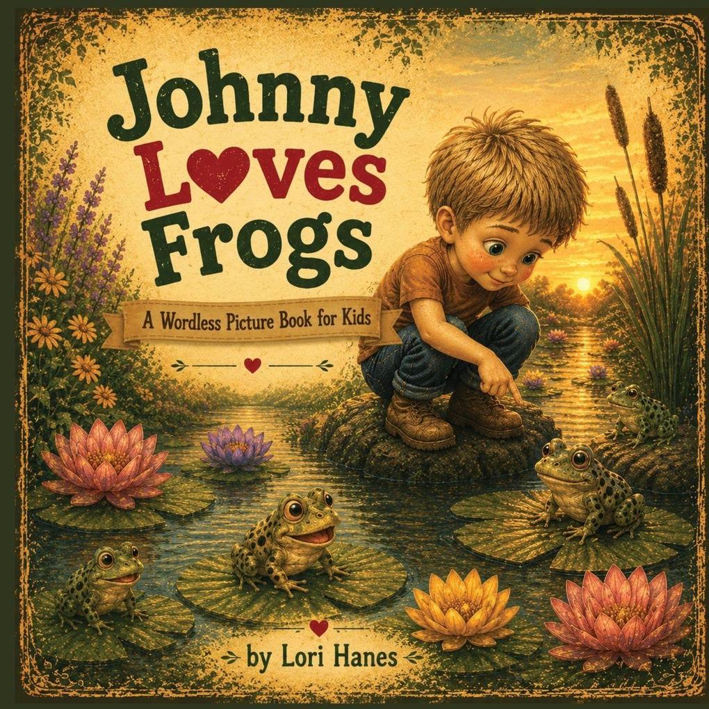 Johnny Loves Frogs A Wordless Picture Book for Kids