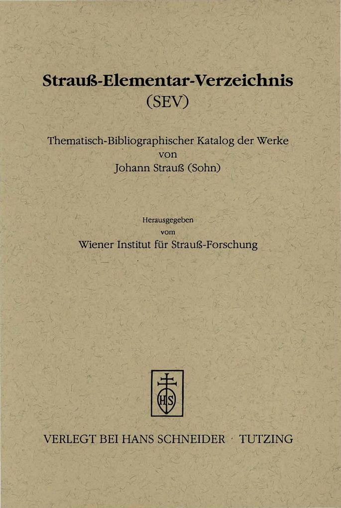 Strauss-Elementar-Verzeichnis 4 (SEV 4)