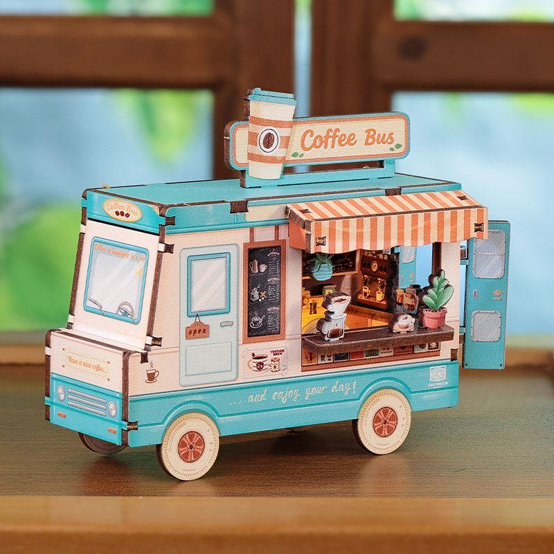 Mini-Booknook Café Bus