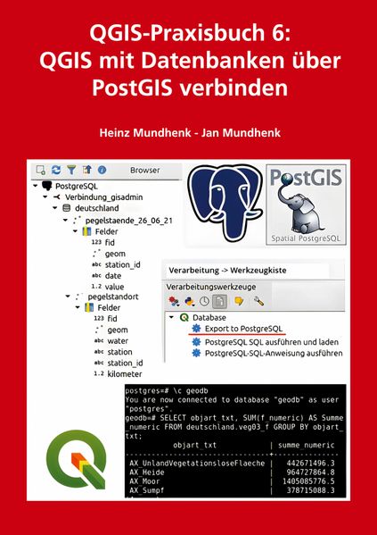 QGIS-Praxisbuch 6: QGIS mit Datenbanken über PostGIS verbinden