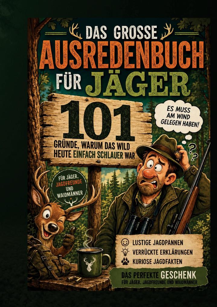Das große Ausredenbuch für Jäger : 101 Gründe warum das Wild heute einfach schlauer war