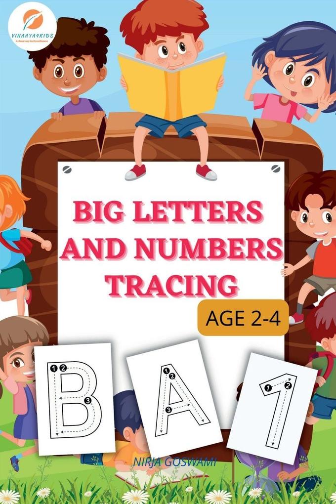 BIG LETTERS AND NUMBERS TRACING