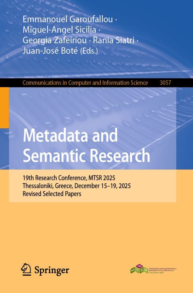 Metadata and Semantic Research