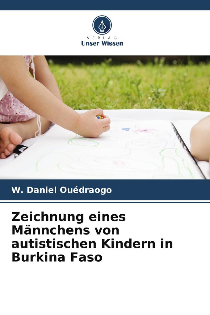 Zeichnung eines Männchens von autistischen Kindern in Burkina Faso
