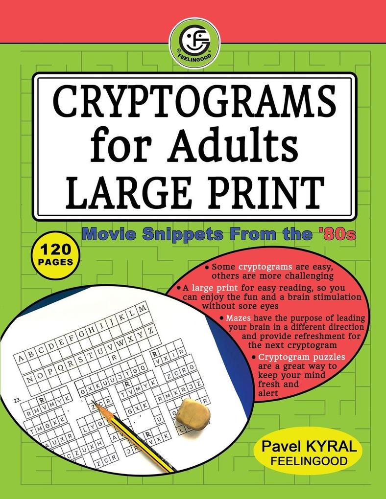 Cryptograms for Adults Large Print