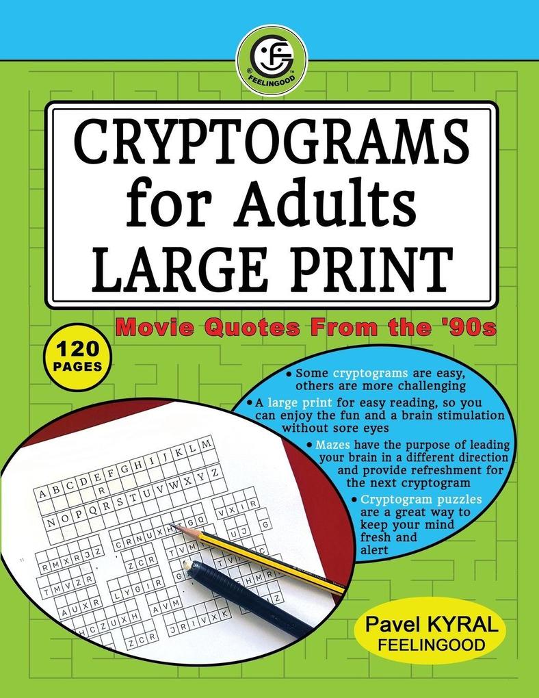 Cryptograms for Adults Large Print