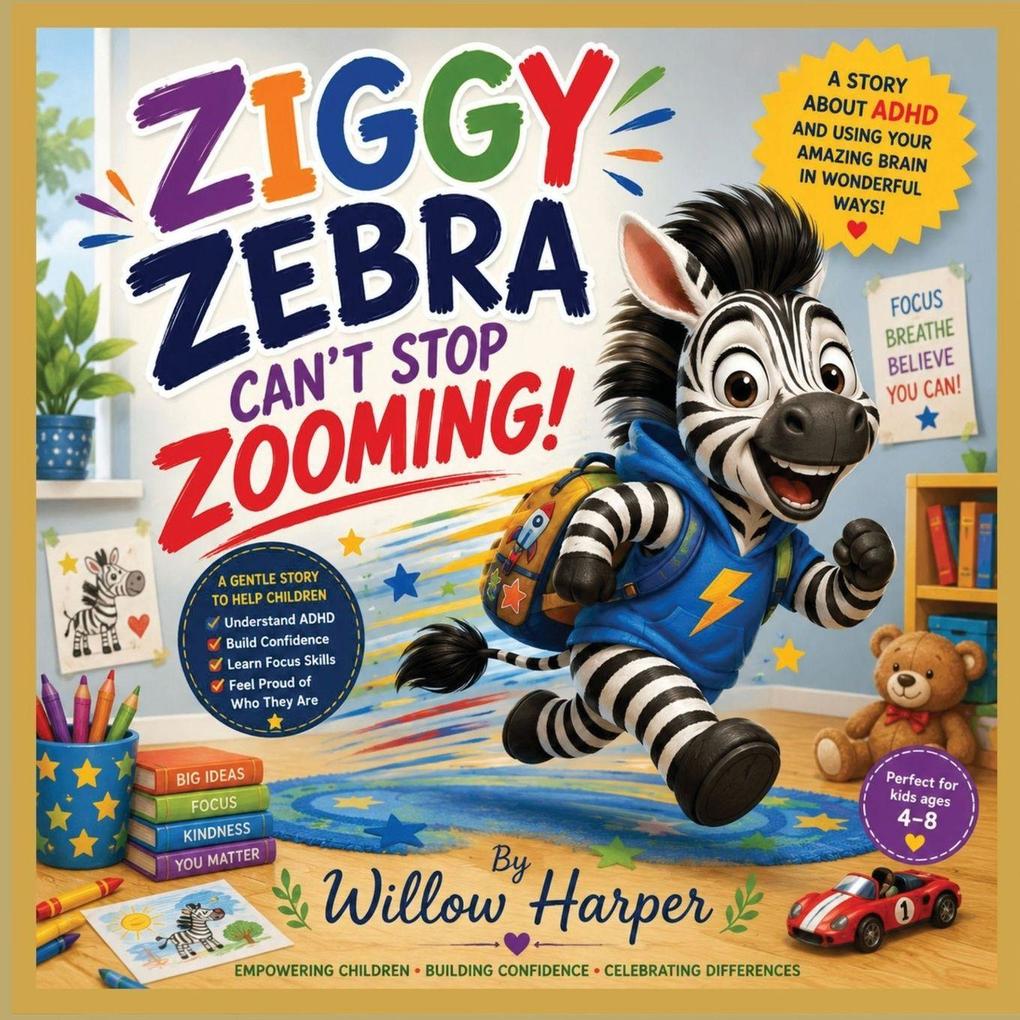 Ziggy Zebra Can't Stop Zooming!