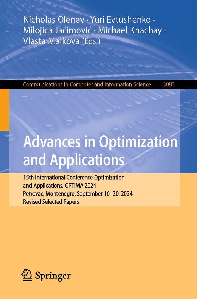 Advances in Optimization and Applications