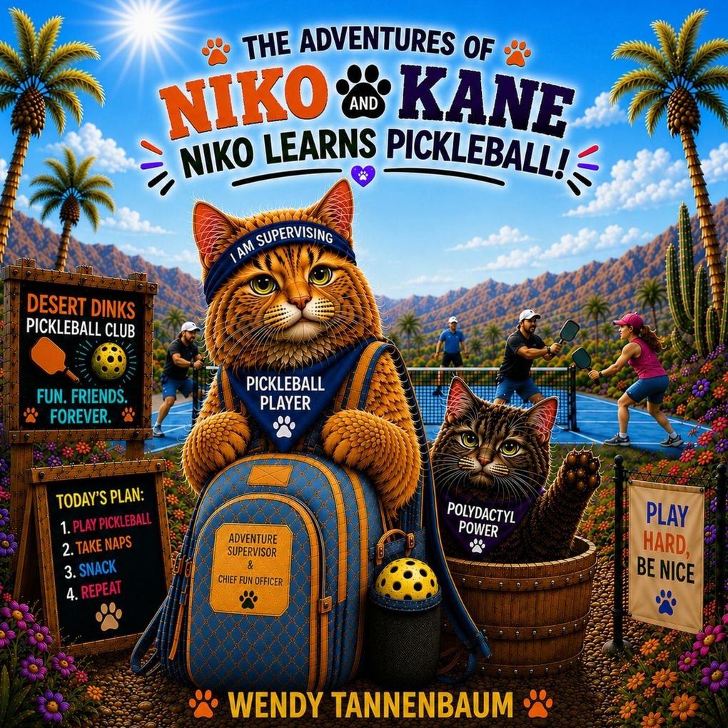 Adventures of Niko and Kane Niko Learns Pickleball