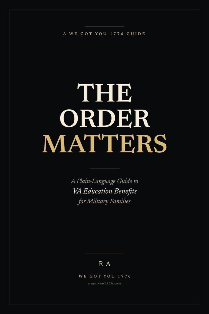 The Order Matters