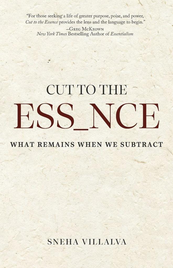 Cut to the Essence