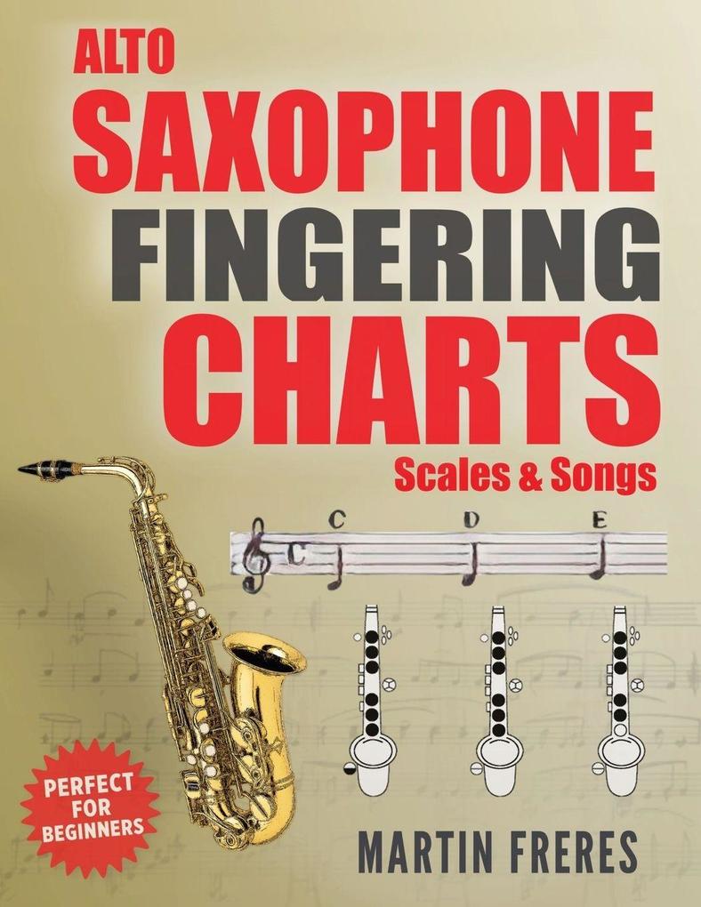 Alto Saxophone Fingering Charts Scales & Songs