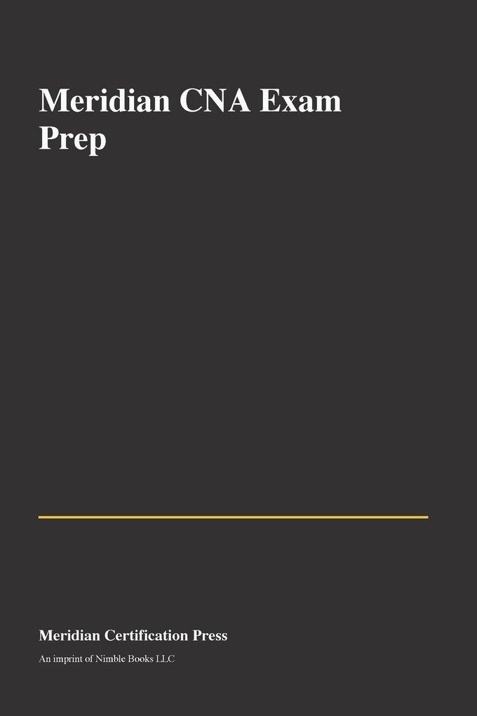 Meridian CNA Exam Prep
