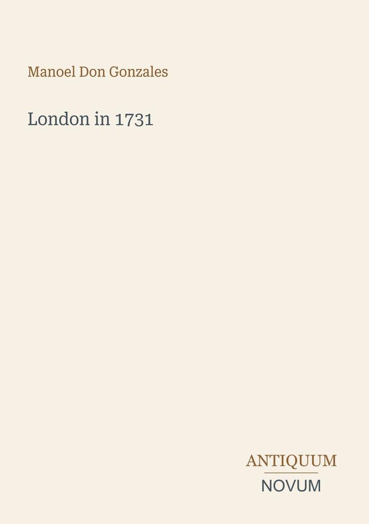 London in 1731