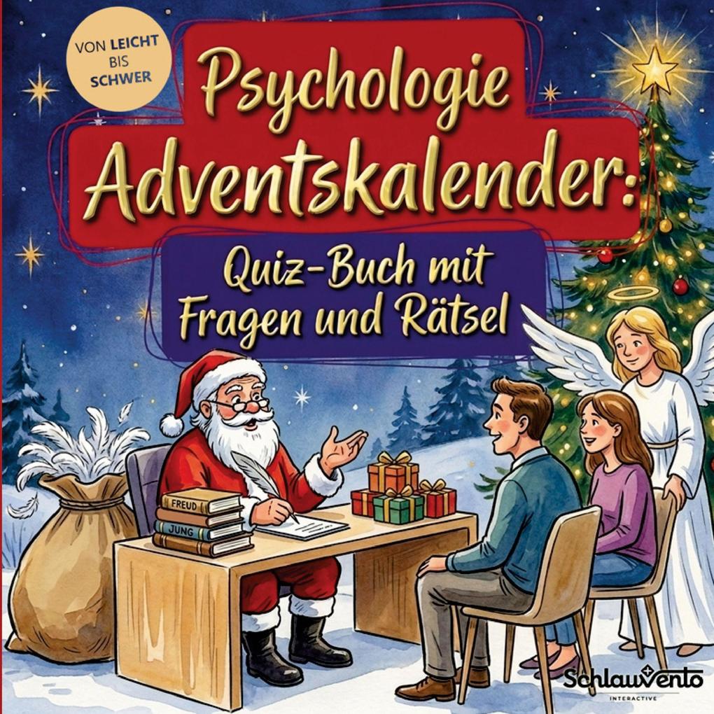 Psychologie-Adventskalender: Quiz-Buch mit Fragen und Rätsel