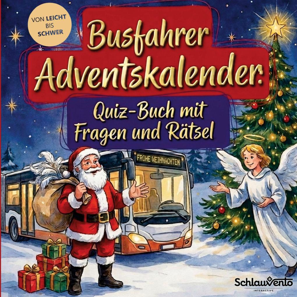 Busfahrer-Adventskalender: Quiz-Buch mit Fragen und Rätsel