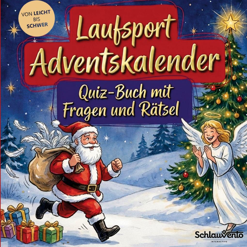 Laufsport-Adventskalender: Quiz-Buch mit Fragen und Rätsel