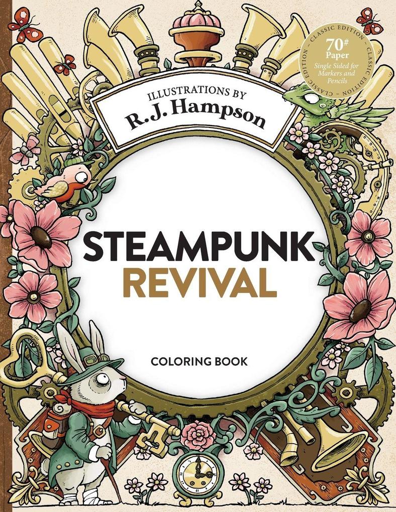 Steampunk Revival Coloring Book