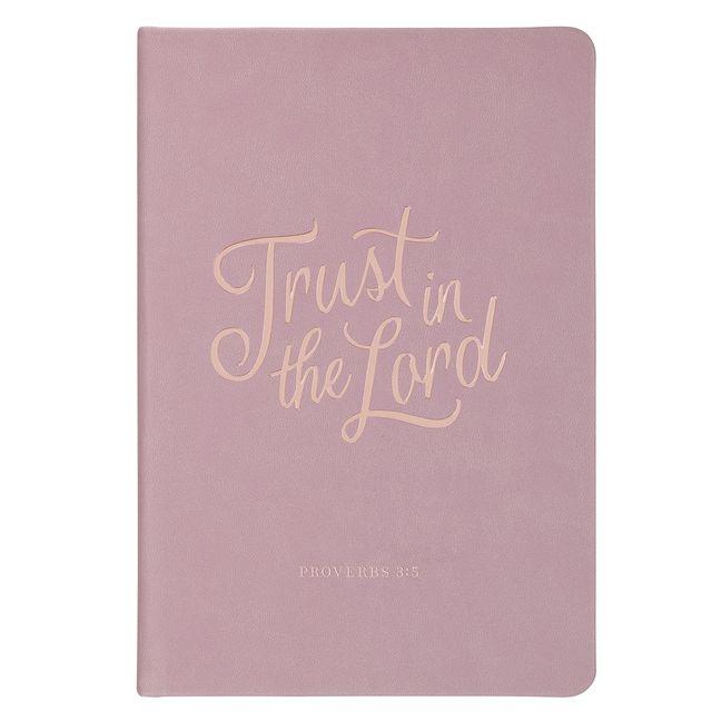 Journal Hardcover Purple Trust in the Lord Prov. 3:5