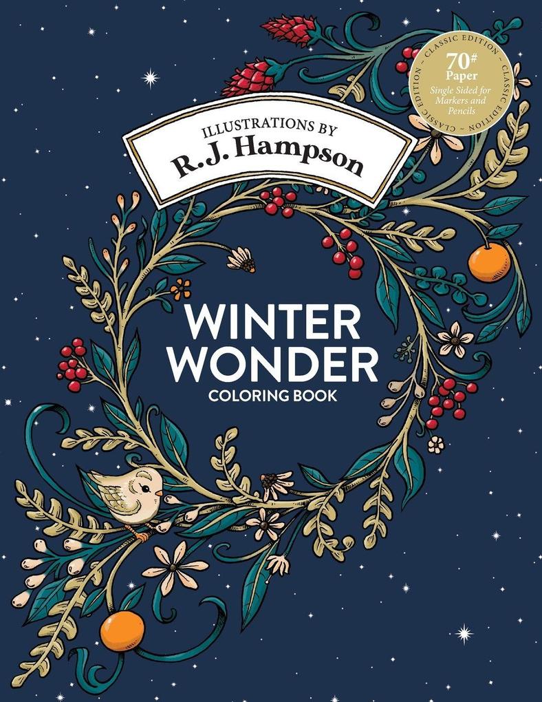 Winter Wonder Coloring Book