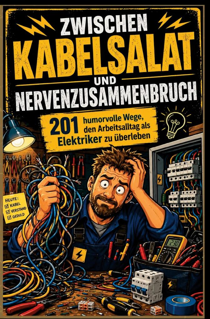 Zwischen Kabelsalat und Nervenzusammenbruch: 201 humorvolle Wege den Arbeitsalltag als Elektriker zu überleben