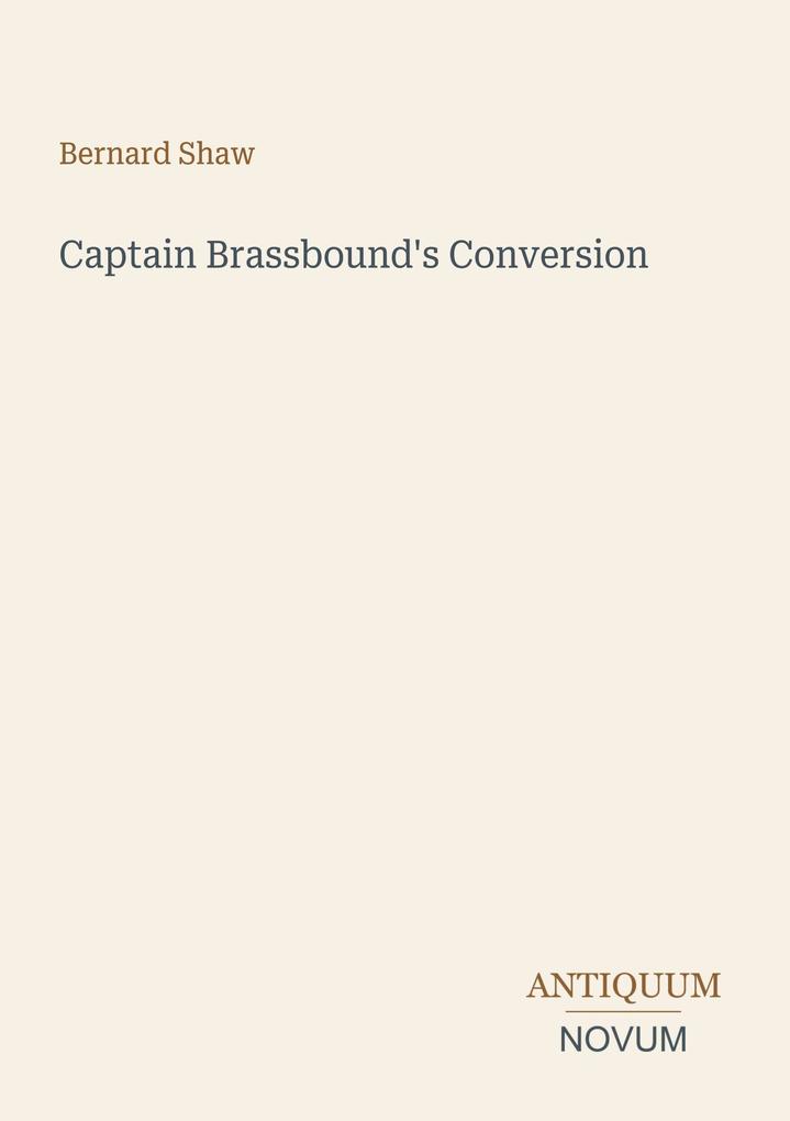 Captain Brassbound's Conversion