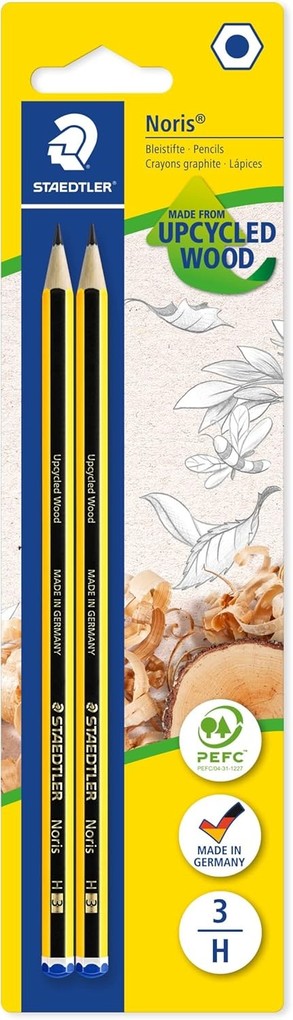 STAEDTLER Bleistift Noris Härtegrad H 2er Set
