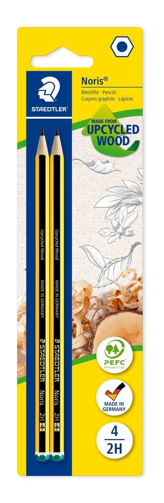 STAEDTLER Bleistift Noris Härtegrad 2H 2er Set