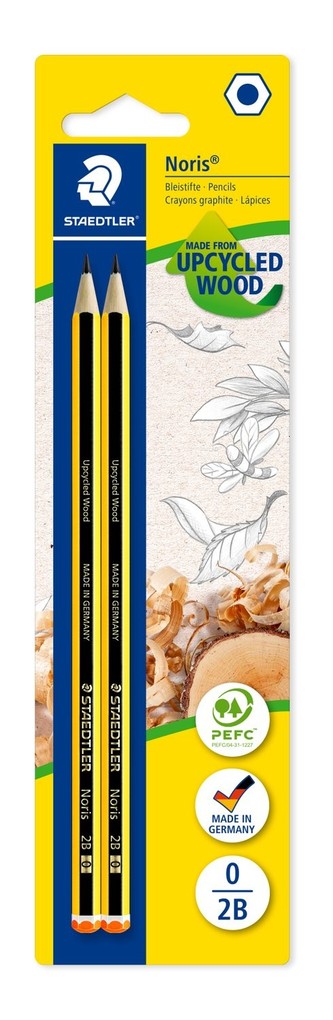 STAEDTLER Bleistift Noris Härtegrad 2B 2er Set