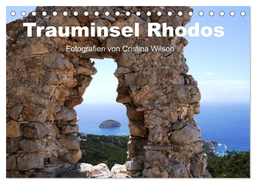 Trauminsel Rhodos (Tischkalender 2027 DIN A5 quer) CALVENDO Monatskalender