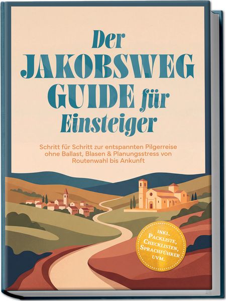 Der Jakobsweg Guide für Einsteiger: Schritt für Schritt zur entspannten Pilgerreise ohne Ballast Blasen & Planungsstress von Routenwahl bis Ankunft - inkl. Packliste Checklisten Sprachführer uvm.