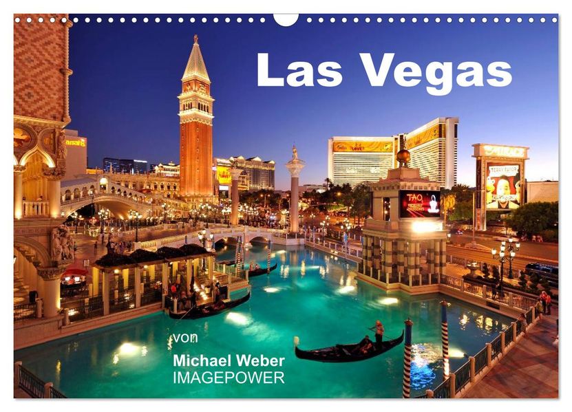 Las Vegas (Wandkalender 2027 DIN A3 quer) CALVENDO Monatskalender